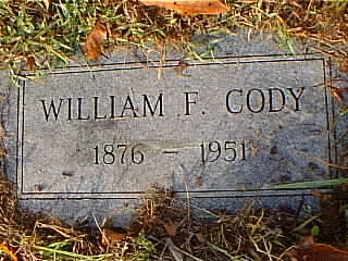 Headstone for William Franklin Cody