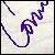 weird face w/ signature