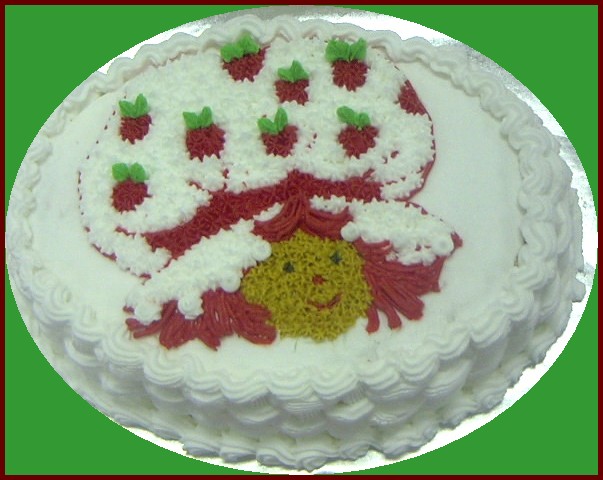 Child Strawberry Shortcake Cake Image