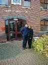 CSAS members Gordon & Winnie in front of BSAC HQ in Ellesmere Port.