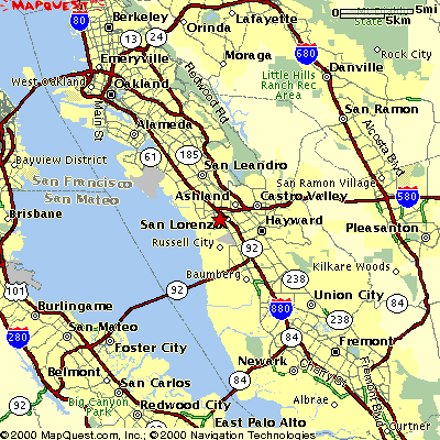 area map