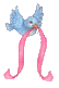 sm bird with bow