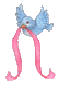 sm bird with bow
