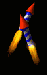 rockets in flight