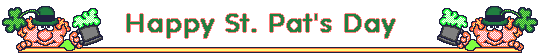St. Pat's Day Banner
