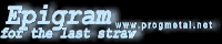 Epigram For The Last Straw
