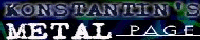 Konstantin's Metal Page