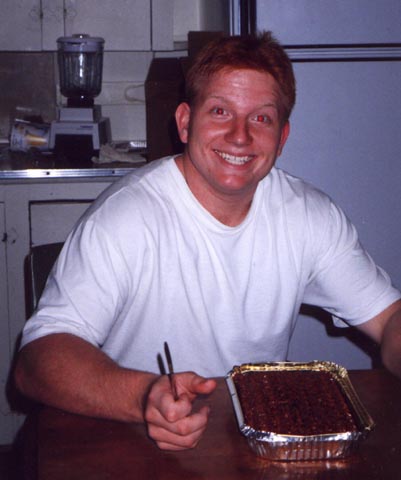 Dave eating cake