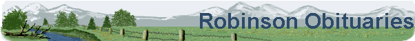 Robinson Obituaries