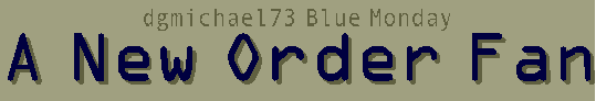 A New Order Fan 