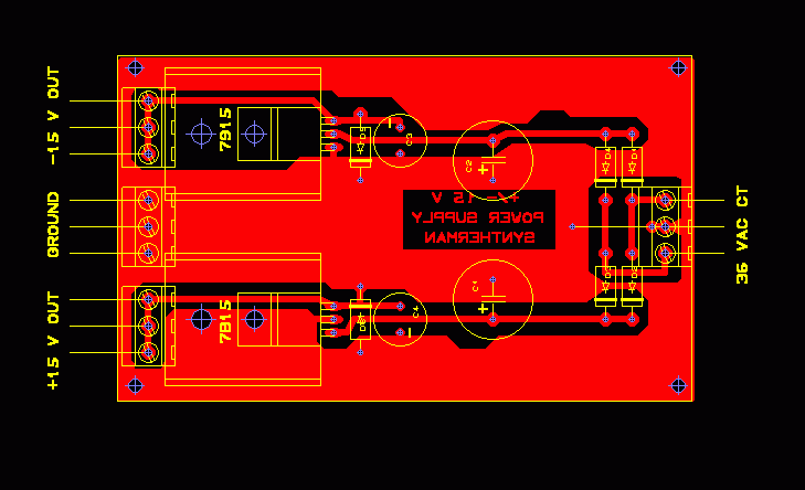 bipolar power supply pcb