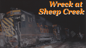 Wreck at Sheep Creek