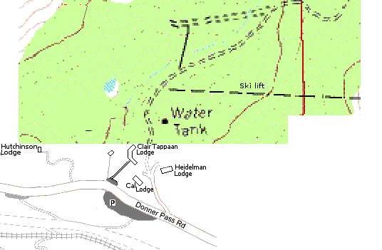 clair tappaan lodge, Rose family cabin, Hutchinson Lodge, Cal Lodge, Hidelman Lodge, German club
