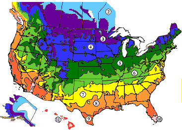 Gardening zones