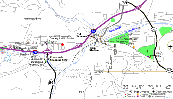 Truckee Map