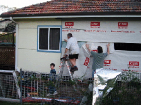 Helpers add insulation