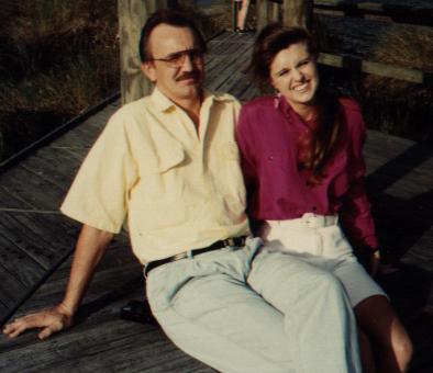 Chris and Liz at bayou
