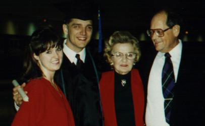 Mike at BS ceremony