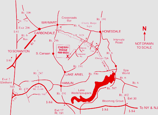 A map to the campground  not yet available