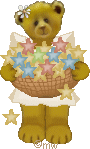 Bear with a basket of stars!