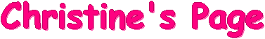 Christine's Page