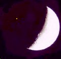 Aldebaran occulted real photo: click to enlarge
