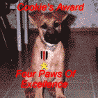 Cookie's Award