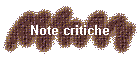 Note critiche