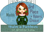 A very popular pattern! Maddy won approval from voters and judges in that category.