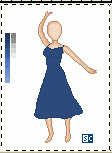 Drawing the dress