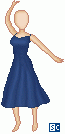 Original dress, shaded
