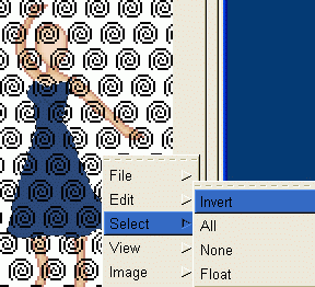 Inverting the selection
