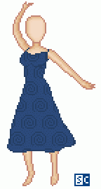 Blue pattern