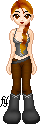 Shirya in her normal clothes.