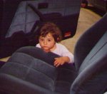 No carro do vov.