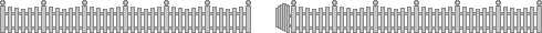 Picket Fence - Grey