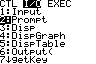 THE PROMPT FUNCTION OF THE TI-83