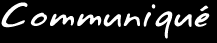 Communiqu