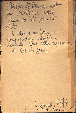 what he wrote