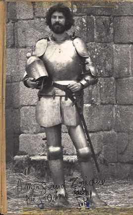 my father in a Bresson film