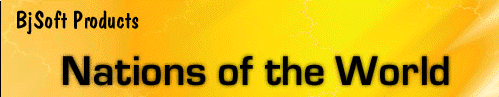 BjSoft Products - Nations of the World