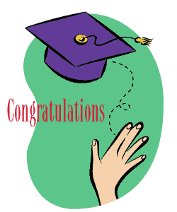 Congratulations to Sarah!