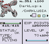 DarkLugia346's Stat Screen