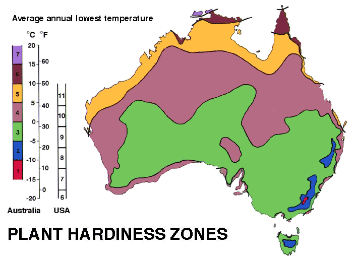 Australian hardiness zones