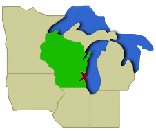Zonyx Report Map:  Wisconsin Region [Click for Info]