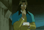 "Gee Meryl, I didn't know you and Mr. Vash were on such friendly terms."