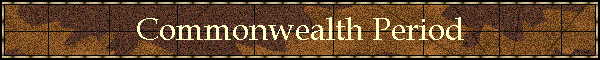 Commonwealth Period