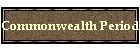 Commonwealth Period