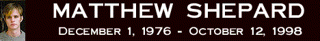 Matthew Shepard banner