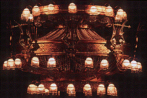 the chandelier
